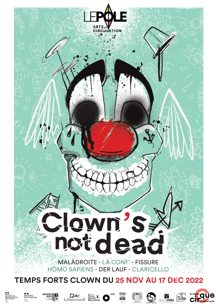 [object object] Réalisations | références clients clown s not dead affiche 1 735x1024